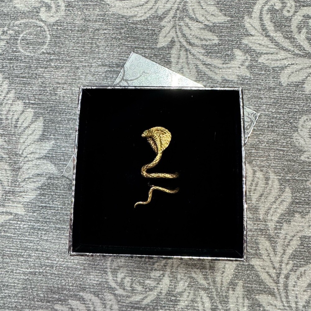 Taylor Swift Snake Ear Cuff Gold Cobra Wrap Ear Crawler Clip-On w/ Box